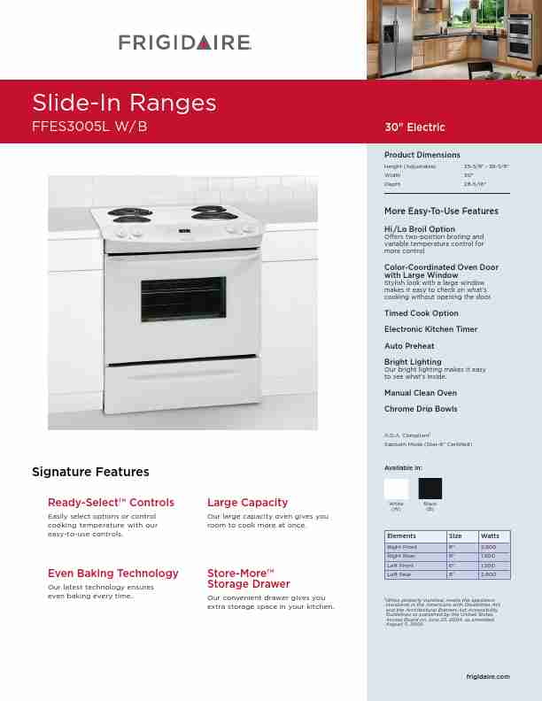 Frigidaire Oven FFES3005L WB-page_pdf